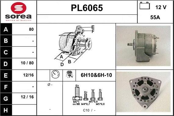 Sera PL6065 - Генератор autosila-amz.com