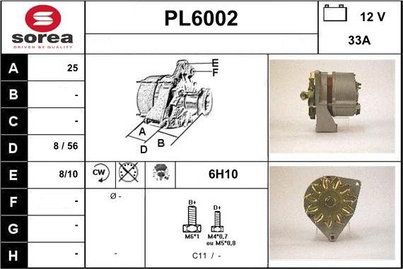 Sera PL6002 - Генератор autosila-amz.com