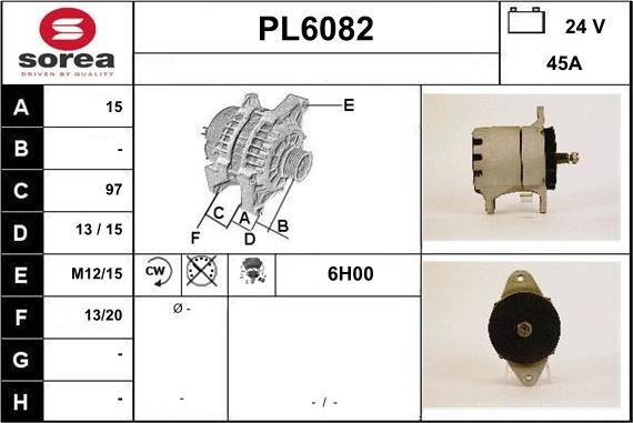 Sera PL6082 - Генератор autosila-amz.com