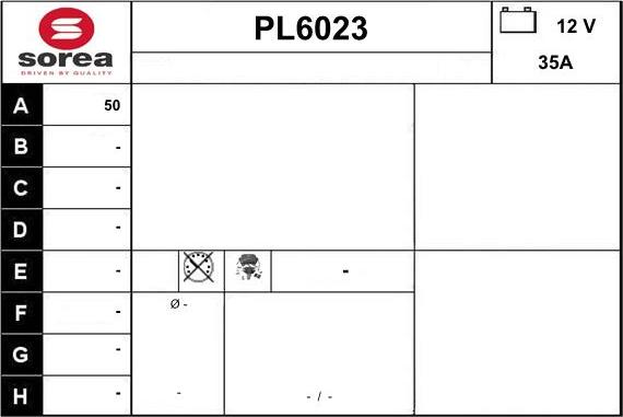 Sera PL6023 - Генератор autosila-amz.com