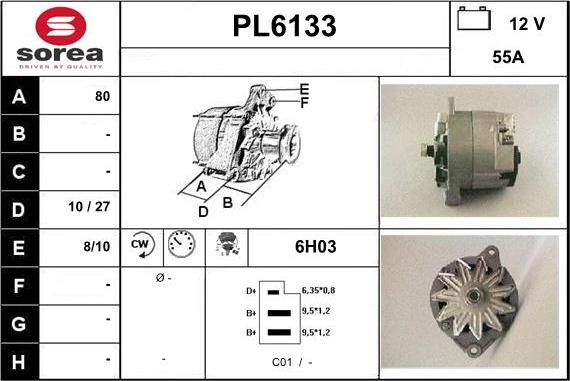 Sera PL6133 - Генератор autosila-amz.com