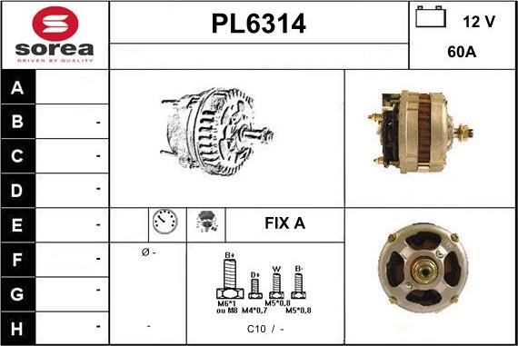 Sera PL6314 - Генератор autosila-amz.com