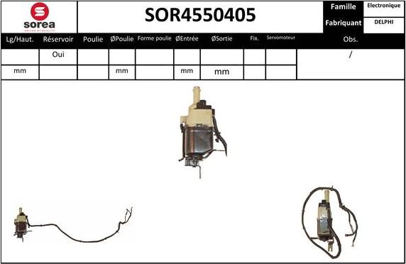 Sera SOR4550405 - Гидравлический насос, рулевое управление, ГУР autosila-amz.com