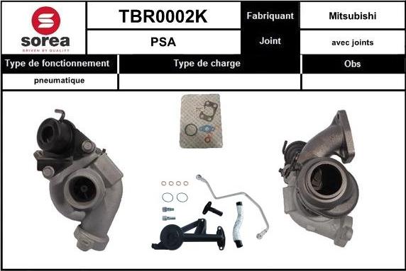 Sera TBR0002K - Турбина, компрессор autosila-amz.com