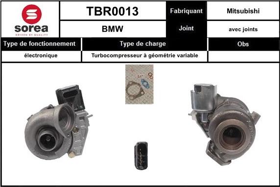 Sera TBR0013 - Турбина, компрессор autosila-amz.com