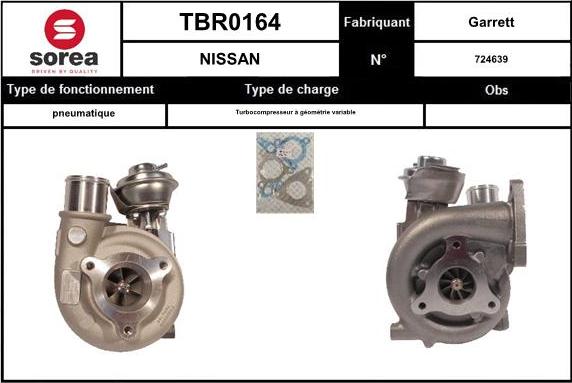 Sera TBR0164 - Турбина, компрессор autosila-amz.com