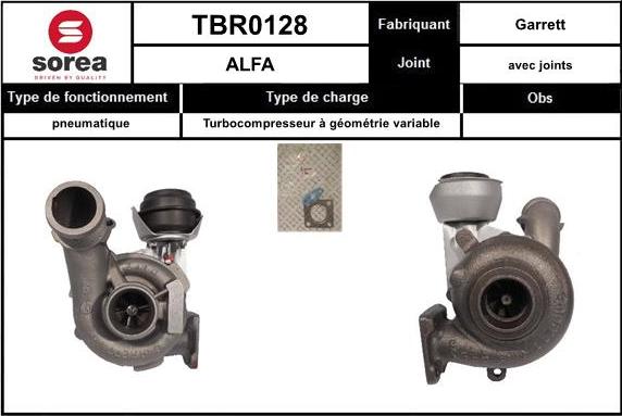 Sera TBR0128 - Турбина, компрессор autosila-amz.com