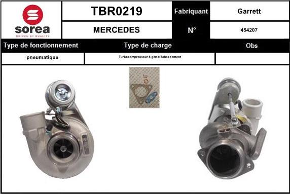 Sera TBR0219 - Турбина, компрессор autosila-amz.com