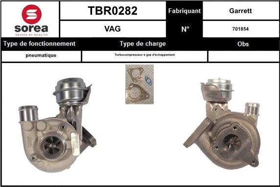Sera TBR0282 - Турбина, компрессор autosila-amz.com