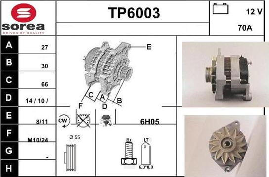 Sera TP6003 - Генератор autosila-amz.com