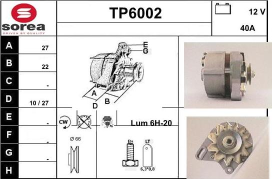 Sera TP6002 - Генератор autosila-amz.com