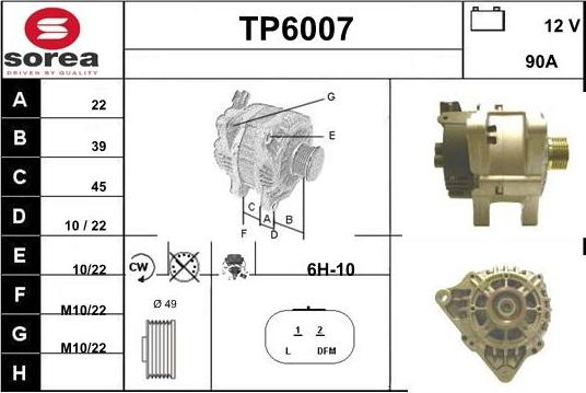 Sera TP6007 - Генератор autosila-amz.com