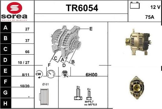 Sera TR6054 - Генератор autosila-amz.com