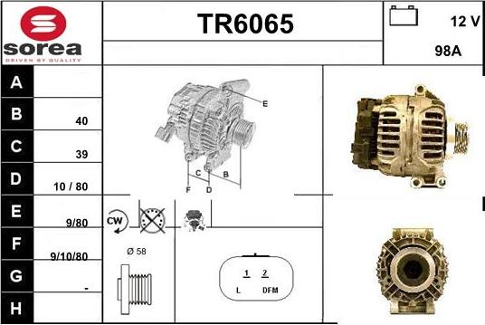 Sera TR6065 - Генератор autosila-amz.com