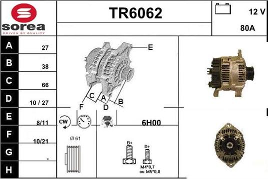 Sera TR6062 - Генератор autosila-amz.com