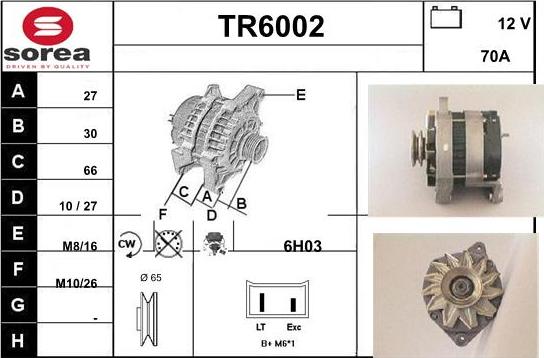 Sera TR6002 - Генератор autosila-amz.com