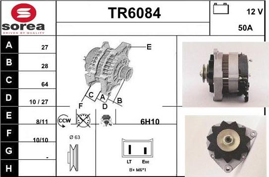 Sera TR6084 - Генератор autosila-amz.com