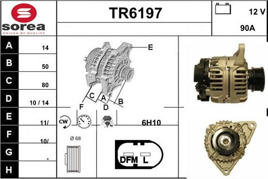 Sera TR6197 - Генератор autosila-amz.com