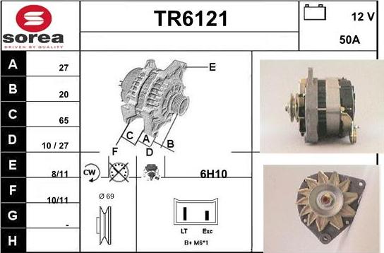 Sera TR6121 - Генератор autosila-amz.com