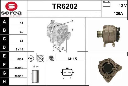 Sera TR6202 - Генератор autosila-amz.com