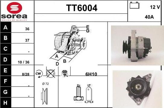 Sera TT6004 - Генератор autosila-amz.com