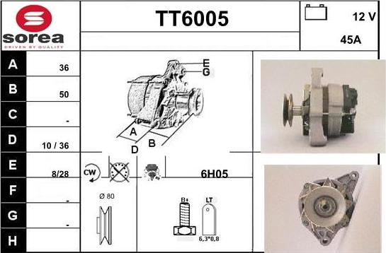 Sera TT6005 - Генератор autosila-amz.com