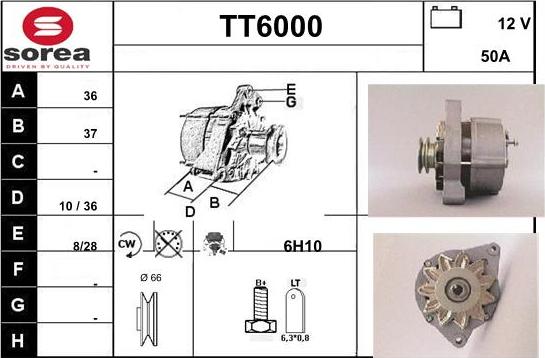 Sera TT6000 - Генератор autosila-amz.com