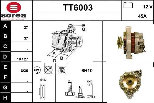 Sera TT6003 - Генератор autosila-amz.com