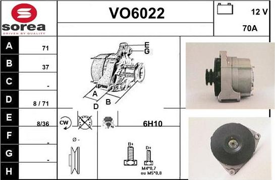 Sera VO6022 - Генератор autosila-amz.com