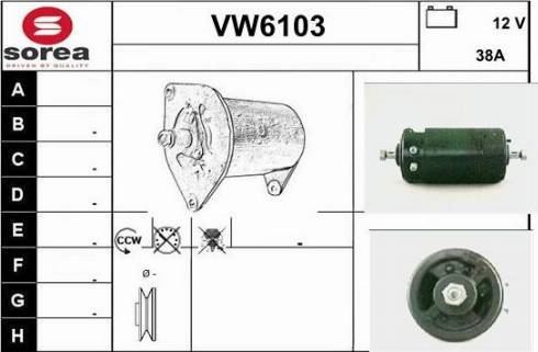 Sera VW6103 - Генератор autosila-amz.com