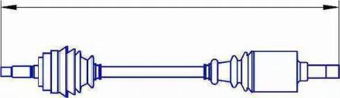 Sercore 22720 - Приводной вал autosila-amz.com