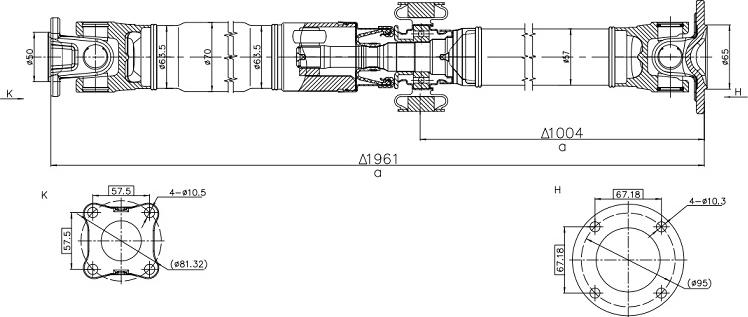 Sercore 32143 - Карданный вал, главная передача autosila-amz.com