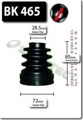 Shaftec BK465 - Пыльник, приводной вал autosila-amz.com