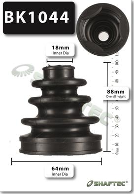 Shaftec BK1044 - Пыльник, приводной вал autosila-amz.com