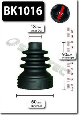 Shaftec BK1016 - Пыльник, приводной вал autosila-amz.com