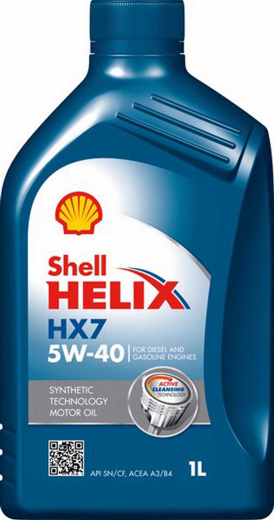 Shell 550040340 - SHELL 5W40 (1L) Helix HX7 масло моторное!\ACEA A3/B3/B4,API SN+/SN, MB 229.3,VW 505.00/502.00,RN0700 autosila-amz.com