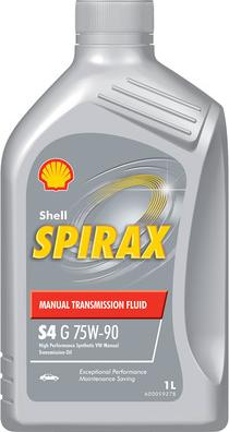 Shell 550027967 - Масло трансмиссионное полусинтетическое 1л - Spirax S4 G 75W90 GL-4, VW TL 501.50 autosila-amz.com