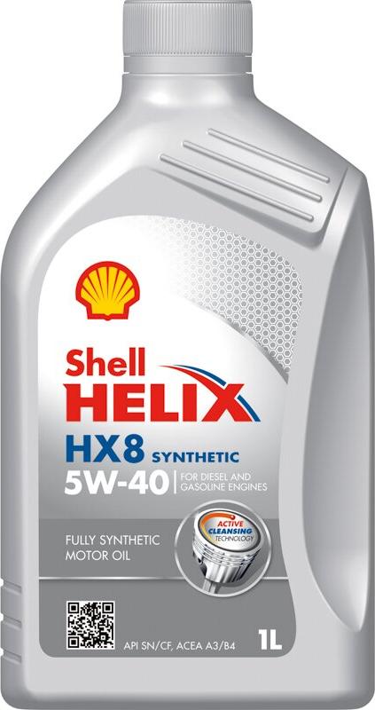 Shell 5W40 HELIX HX8 SYNTHETIC 1L - Масло моторное Helix HX8 Synthetic 5w40 1л синтетическое autosila-amz.com