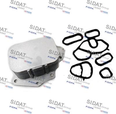 Sidat 590051 - Масляный радиатор, двигательное масло autosila-amz.com
