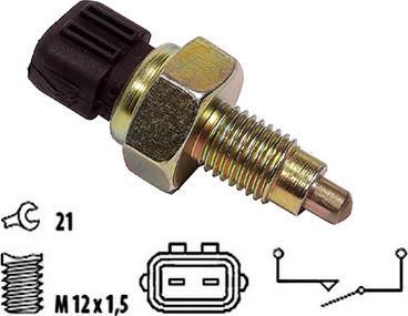 Sidat 3.234214 - Датчик, переключатель, фара заднего хода autosila-amz.com