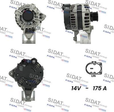 Sidat A12BH0972 - Генератор autosila-amz.com