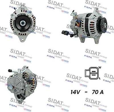 Sidat A12BH0480A2 - Генератор autosila-amz.com