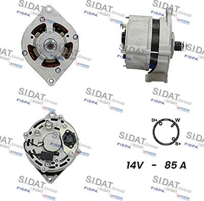 Sidat A12BH0430A2 - Генератор autosila-amz.com