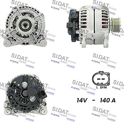 Sidat A12BH0530A2 - Генератор autosila-amz.com