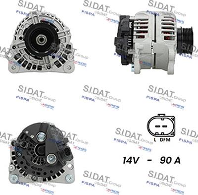 Sidat A12BH0529A2 - Генератор autosila-amz.com