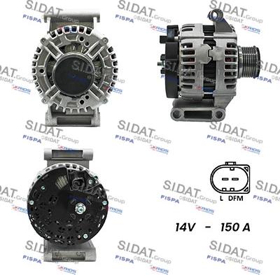 Sidat A12BH0062A2 - Генератор autosila-amz.com