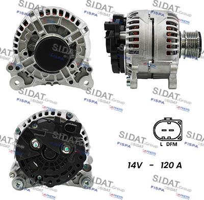 Sidat A12BH0078A2 - Генератор autosila-amz.com