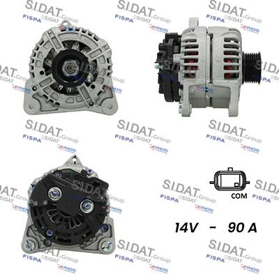 Sidat A12BH0146AS - Генератор autosila-amz.com