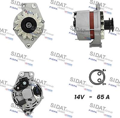 Sidat A12BH0252A2 - Генератор autosila-amz.com