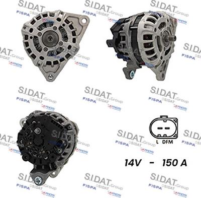 Sidat A12BH0268A2 - Генератор autosila-amz.com